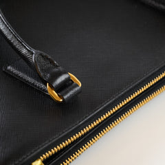 Prada Saffiano Galleria Tote Medium Black