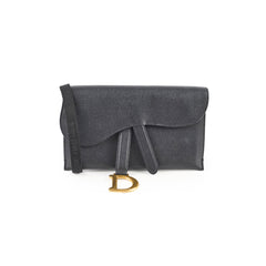Christian Dior Saddle Belt Bag Black