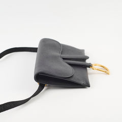 Christian Dior Saddle Belt Bag Black