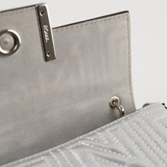 Fendi x Marc Jacobs Baguette Phone Pouch Silver Leather