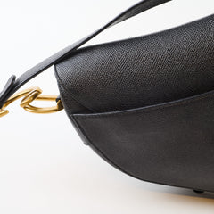 Christian Dior Medium Saddle Black