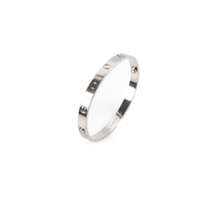 Cartier Classic Model Love Bracelet White Gold Size 18