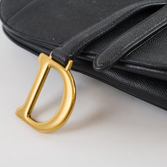 Christian Dior Medium Saddle Black