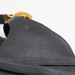 Christian Dior Medium Saddle Black