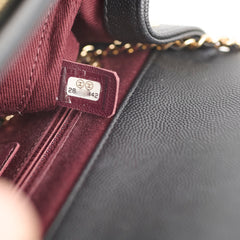 Chanel Business Affinity Small Caviar Black