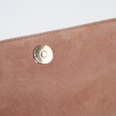 Dior Lady Dior Wallet On Chain WOC Ultra Matte Blush Pink