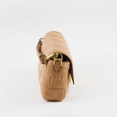 Fendi FF Baguette Medium Tan