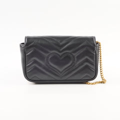 Gucci GG Supermini Marmont Black