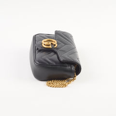 Gucci GG Supermini Marmont Black