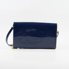 Louis Vuitton Ana Clutch Vernis Grand Bleu