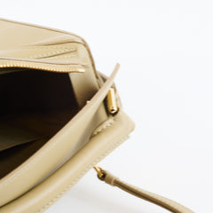 Loewe Small Puzzle Edge Pistachio with Canvas Strap