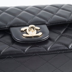 Chanel Mini Rectangular Lambskin Black Microchip