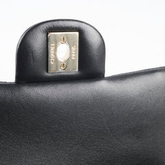 Chanel Mini Rectangular Lambskin Black Microchip