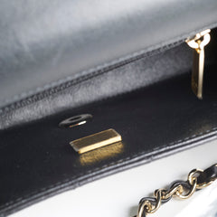 Chanel Mini Rectangular Lambskin Black Microchip