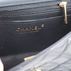 Chanel Mini Rectangular Lambskin Black Microchip