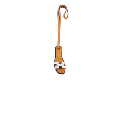 Hermes Oran Nano Bag Charm Blue Brume