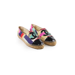 Chanel Fabric Espadrilles Multicolor Size 39