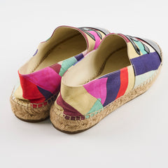 Chanel Fabric Espadrilles Multicolor Size 39