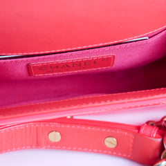 Chanel Boy Small Patent Bright Pink