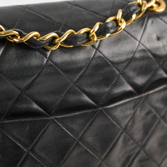Chanel Vintage Maxi Flap 24K Lambskin Black