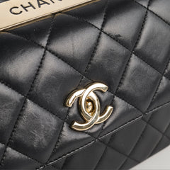 Chanel Small Trendy CC Lambskin Black Series 30