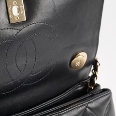 Chanel Small Trendy CC Lambskin Black Series 30