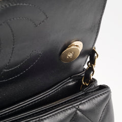 Chanel Small Trendy CC Lambskin Black Series 30