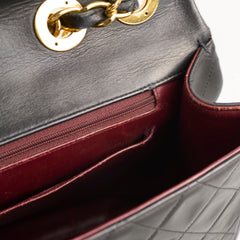 Chanel Vintage Maxi Flap 24K Lambskin Black