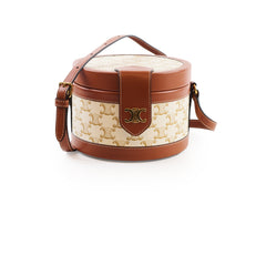 Celine Tambour Box White Canvas
