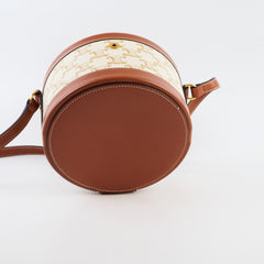 Celine Tambour Box White Canvas