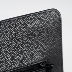 Chanel Medium/Large Caviar Double Classic Flap Black