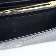 Saint Laurent Envelope Wallet On Chain WOC Black