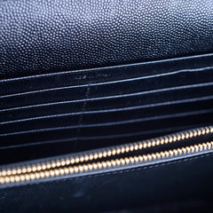 Saint Laurent Envelope Wallet On Chain WOC Black