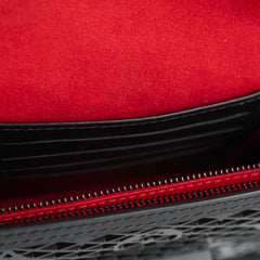Louis Vuitton Lace Dauphine Chain Bag Black/Red