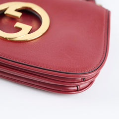Gucci Blondie Mini Shoulder Bag Dark Red