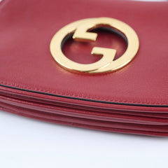Gucci Blondie Mini Shoulder Bag Dark Red