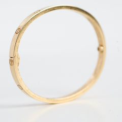 Cartier Small Model Love Bracelet Size 15 Yellow Gold 2019