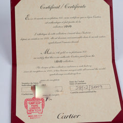 Cartier Small Model Love Bracelet Size 15 Yellow Gold 2019