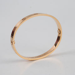 Cartier Love Bracelet Classic Model Size 18 Pink Gold