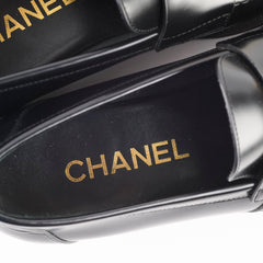 Chanel Loafers Size 37.5 Black White