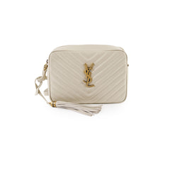 Saint Laurent Lou Camera Bag Ivory white