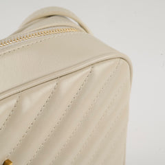 Saint Laurent Lou Camera Bag Ivory white