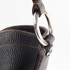 Prada Vitello Daino Hobo Bag Black