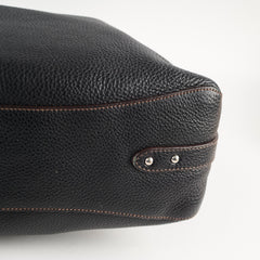 Prada Vitello Daino Hobo Bag Black