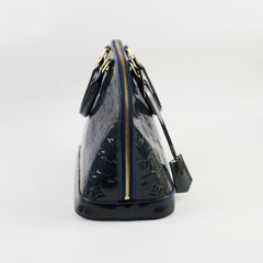 Louis Vuitton Alma PM Vernis Navy Blue