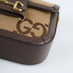 Gucci Horsebit Small 1955 Jumbo GG Crossbody Bag