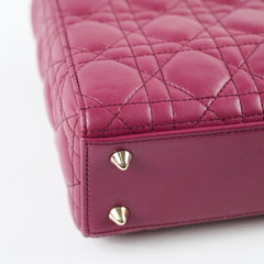 Christian Dior Small Lady Dior Magenta
