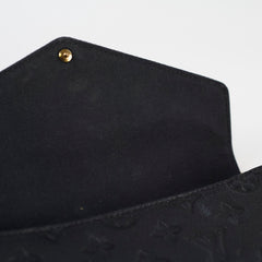 Louis Vuitton Pochette Felicie Empreinte Leather Black