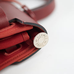 Hermes Herbag Zip 31 Rouge H - T Stamp