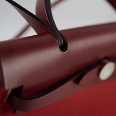 Hermes Herbag Zip 31 Rouge H - T Stamp